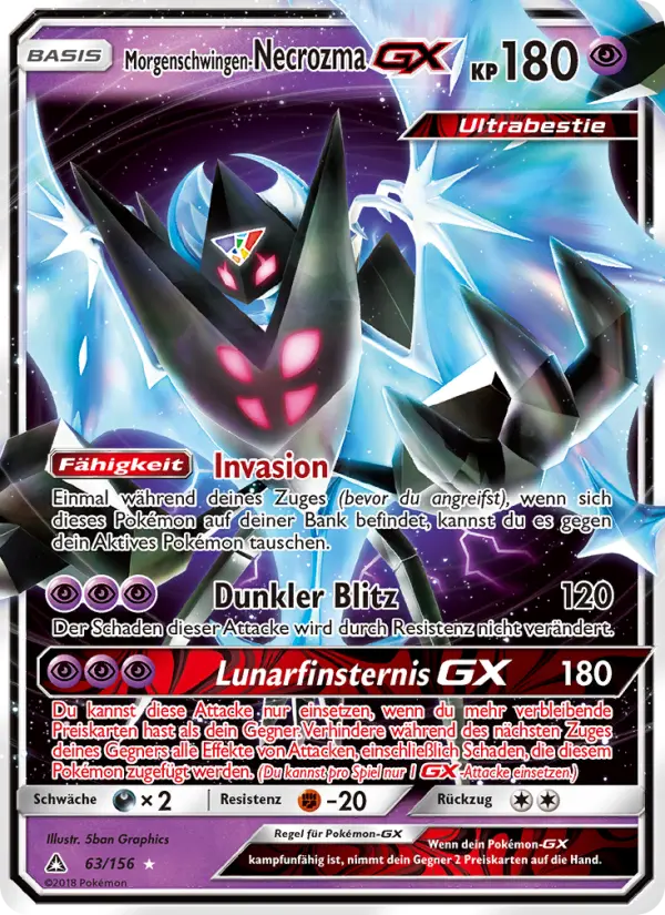 Morgenschwingen-Necrozma GX #63