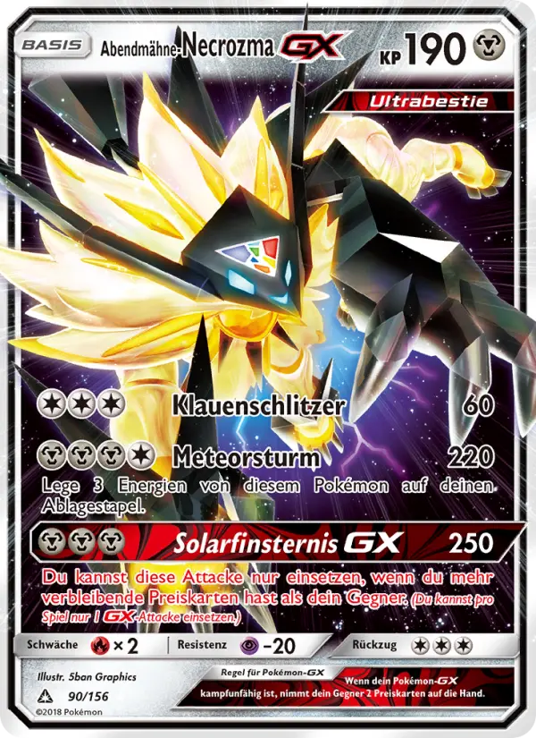 Abendmähne-Necrozma GX #90