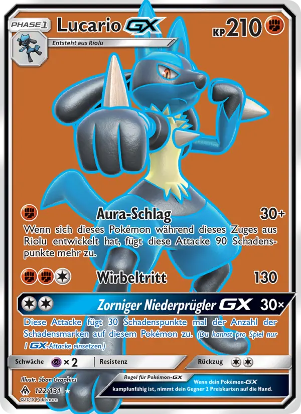 Lucario GX #122