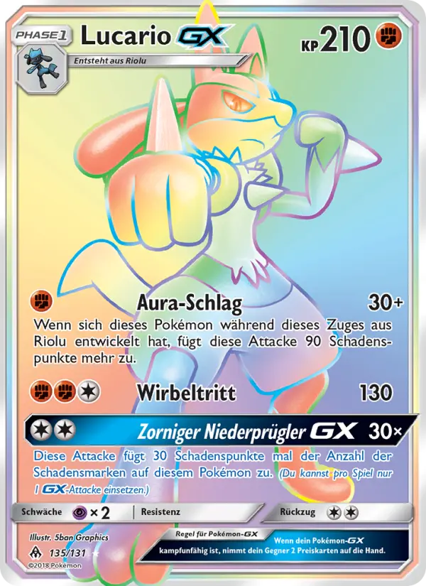 Lucario GX #135