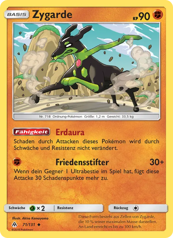 Zygarde #71 — Grauen Der Lichtfinsternis (Reverse Holo)