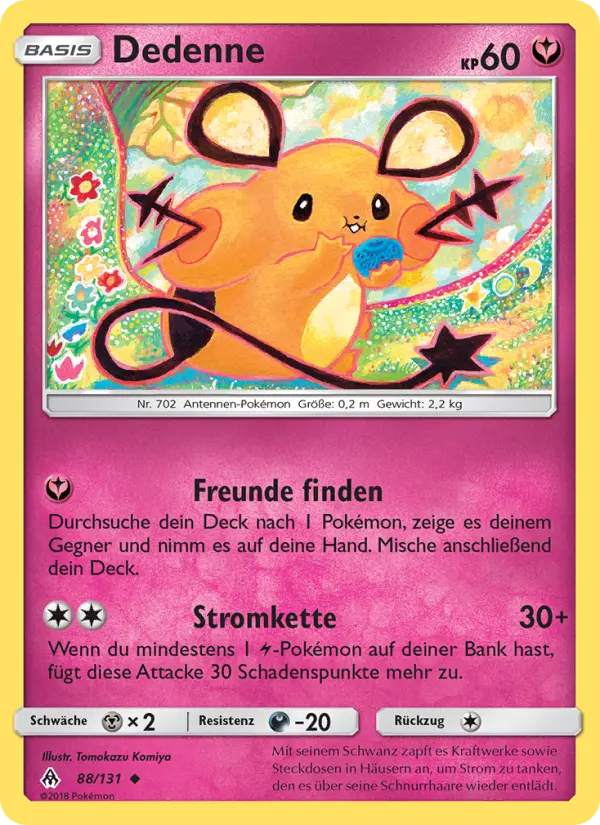 Dedenne #88 — Grauen Der Lichtfinsternis (Reverse Holo)