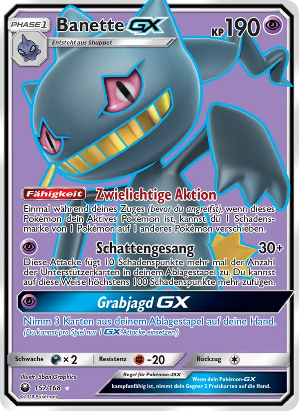 Banette GX #157 — Sturm Am Firmament