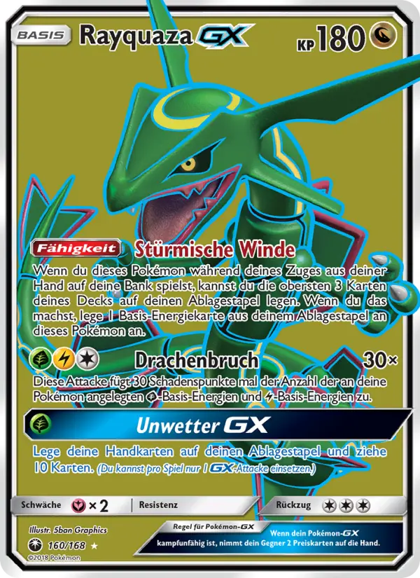 Rayquaza GX #160