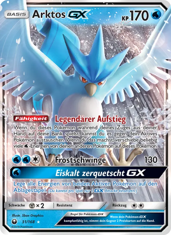 Articuno GX #31