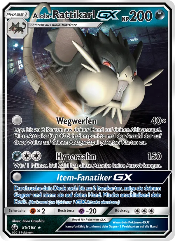 Alola-Rattikarl GX #85