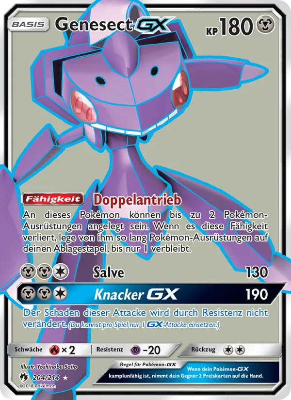 Genesect GX #204