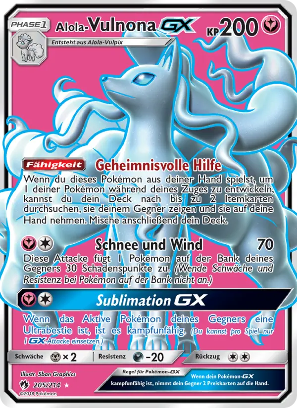 Alola Vulnona GX #205