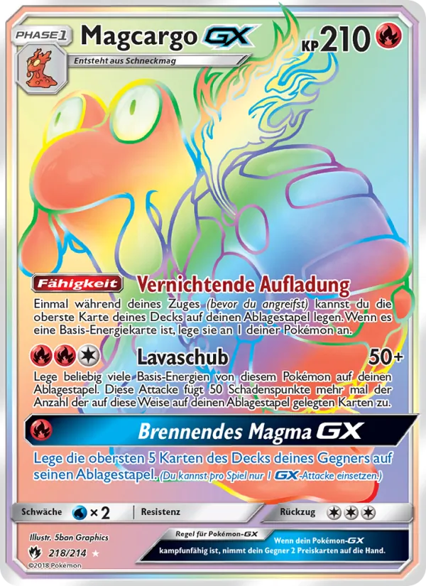 Magcargo GX #218