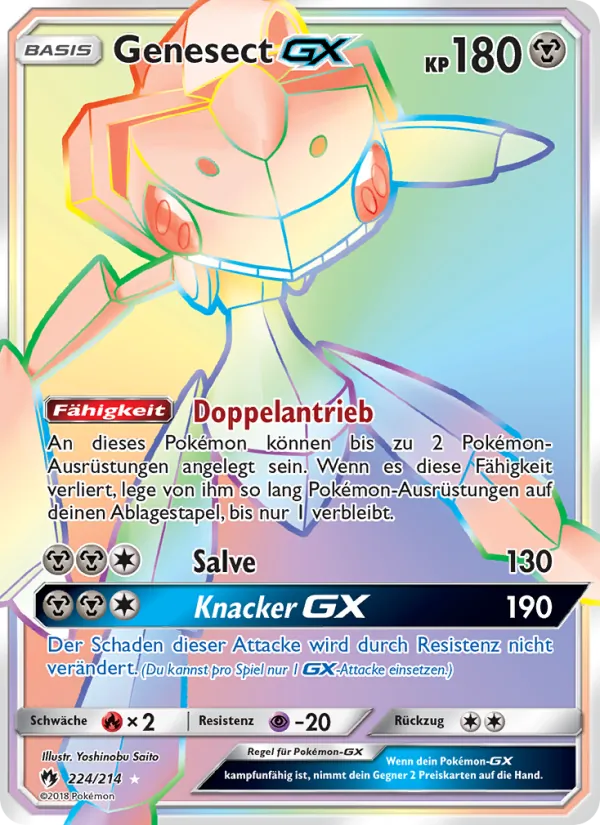 Genesect GX #224