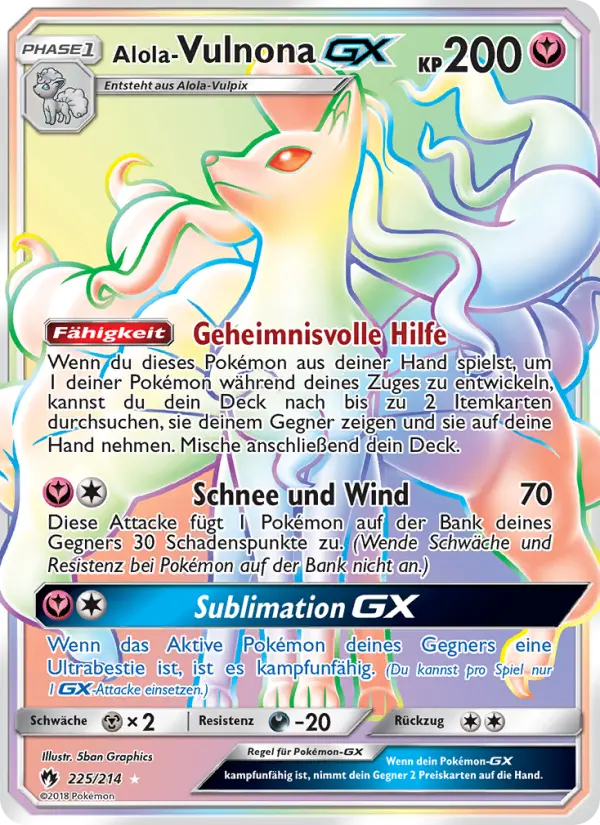 Alola Vulnona GX #225