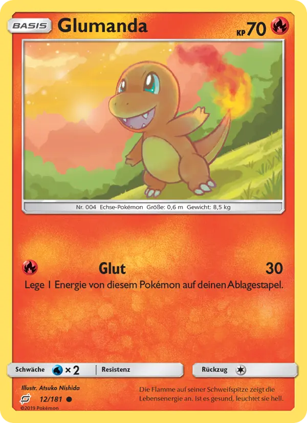 Glumanda #12 — Teams Sind Trumpf (Reverse Holo)