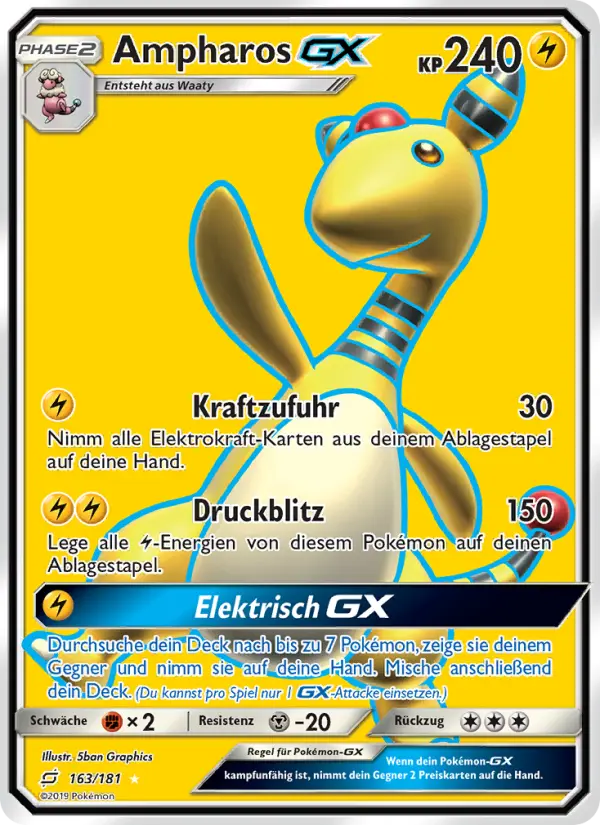 Ampharos GX #163