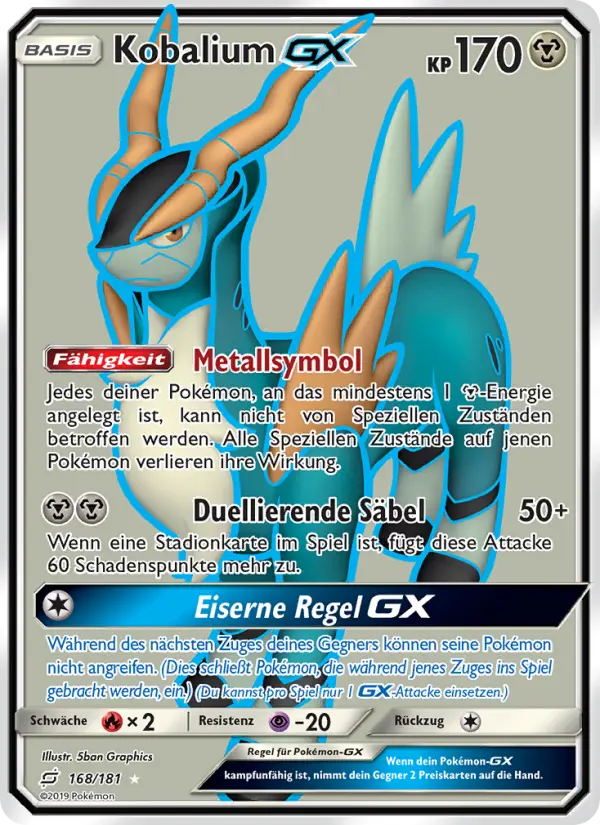 Kobalium GX #168 — Teams Sind Trumpf