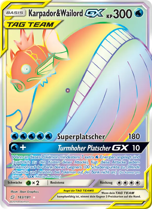 Karpador & Wailord GX #183