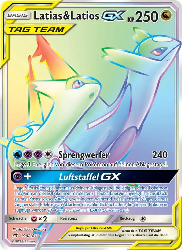 Latias & Latios GX #190