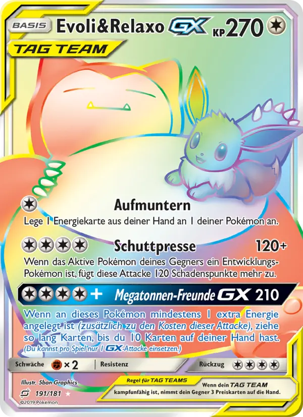 Evoli & Relaxo GX #191