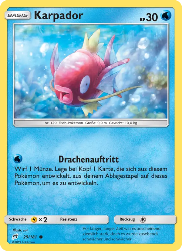 Karpador #29 — Teams Sind Trumpf (Reverse Holo)