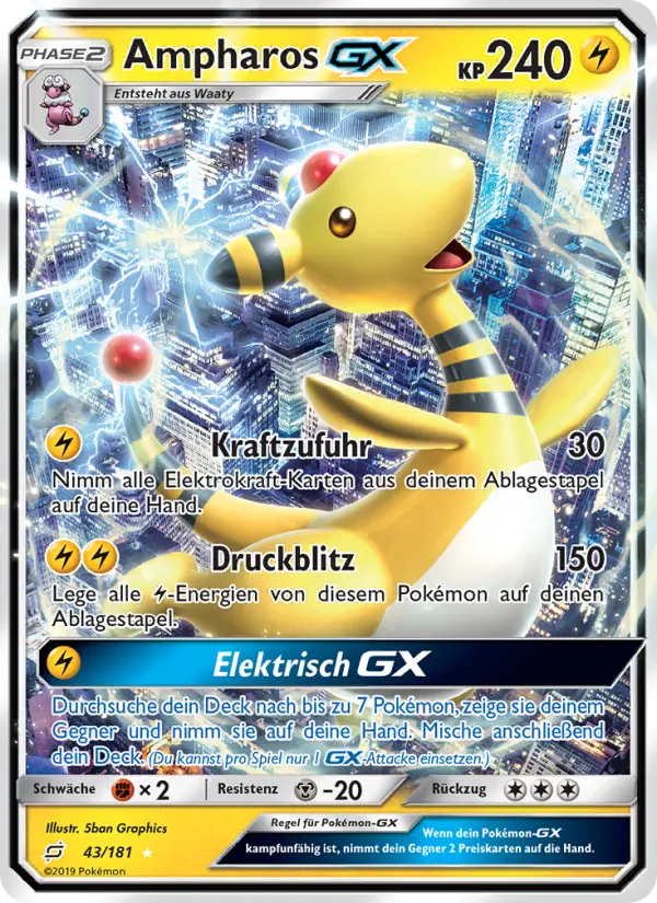 Ampharos GX #43