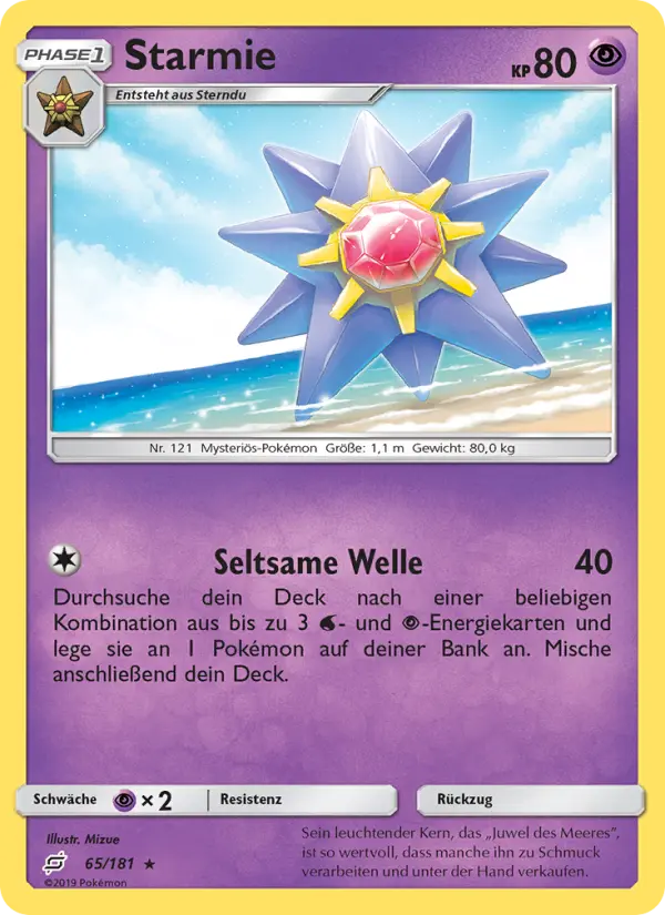 Starmie #65 — Teams Sind Trumpf