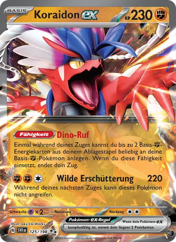 Koraidon ex #125