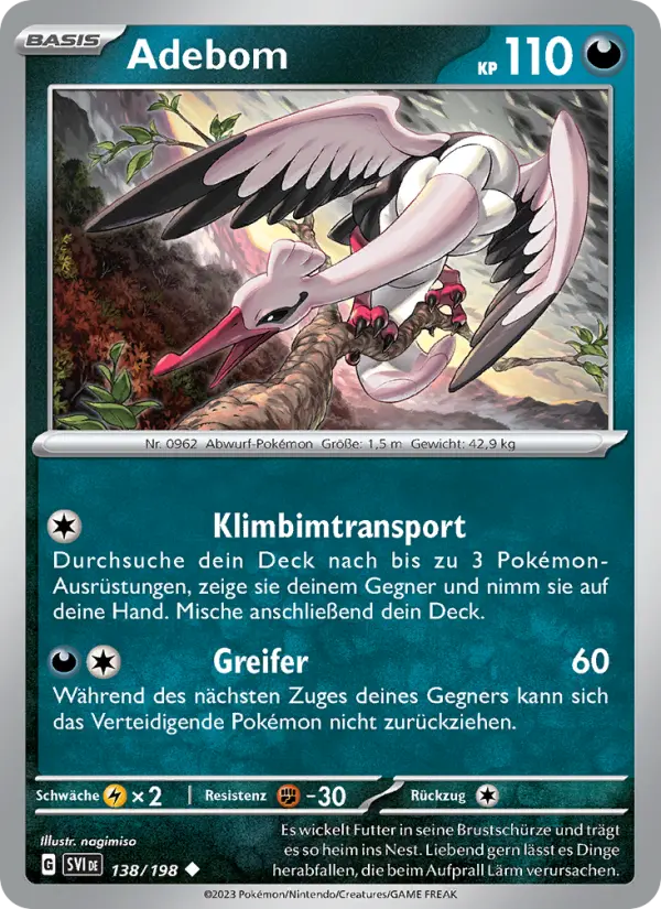 Adebom #138 — Karmesin & Purpur (Reverse Holo)