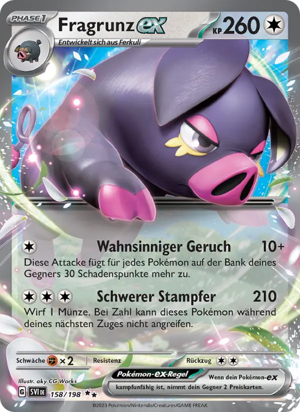 Fragrunz ex #158 — Karmesin & Purpur
