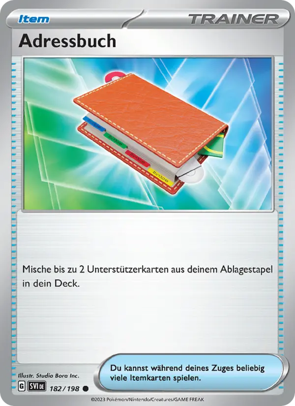 Adressbuch #182 — Karmesin & Purpur