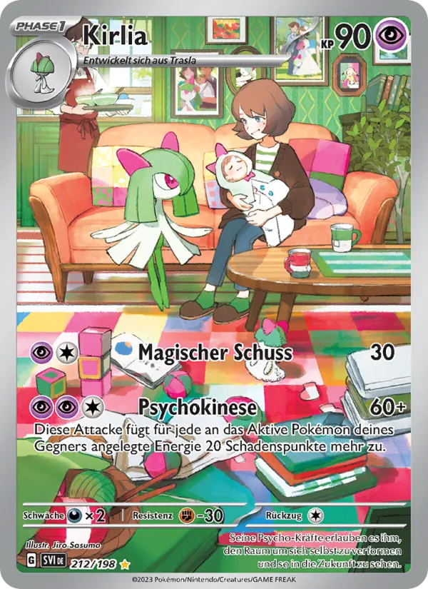 Kirlia #212 — Karmesin & Purpur