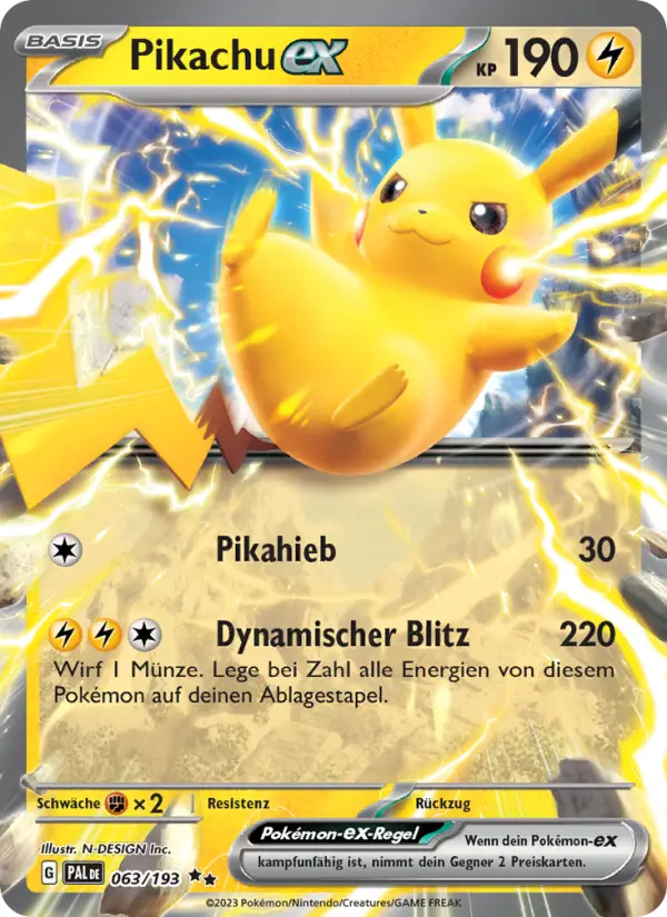 Pikachu ex #063