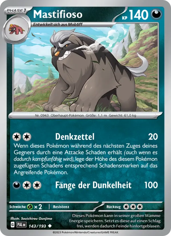 Mastifioso #143 — Entwicklungen in Paldea (Reverse Holo)