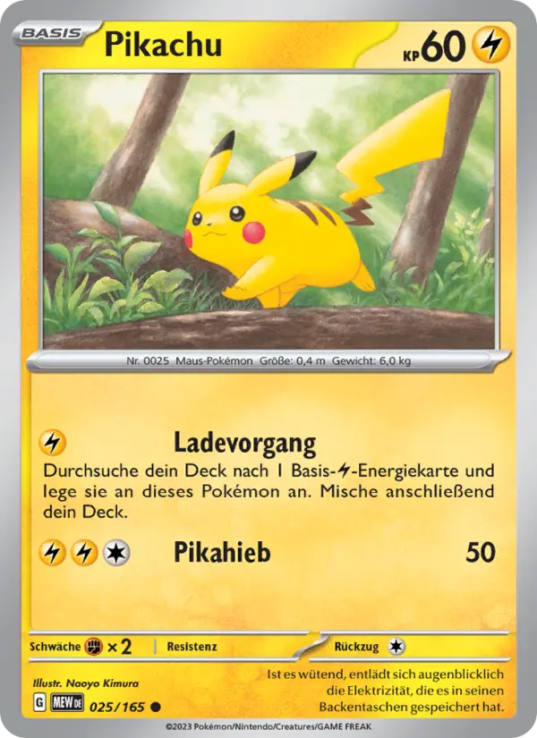 Pikachu #025