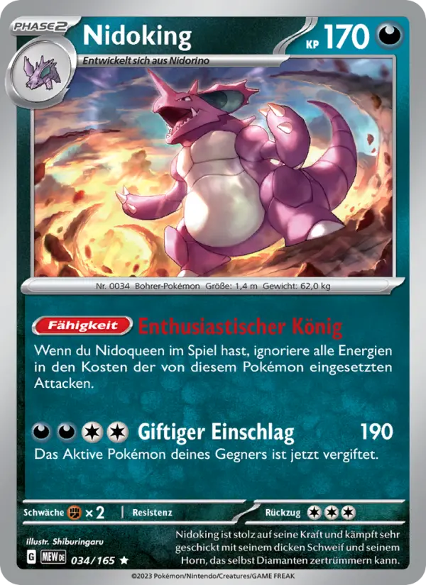 Nidoking #034