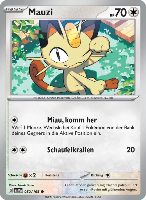 Meowth #052
