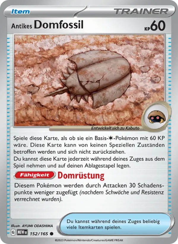 Antikes Domfossil #152