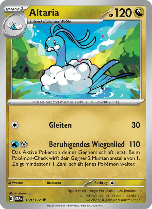 Altaria #160 — Obsidian Flammen