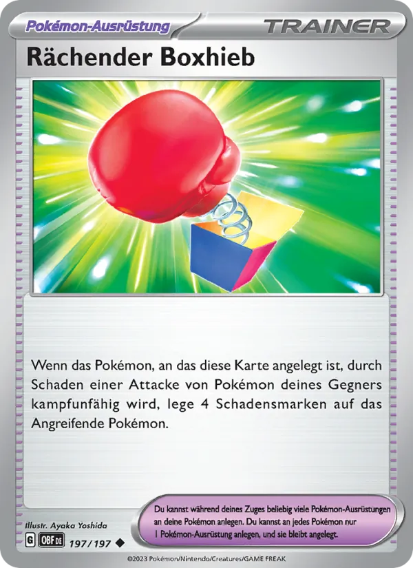 Rächender Boxhieb #197 — Obsidian Flammen