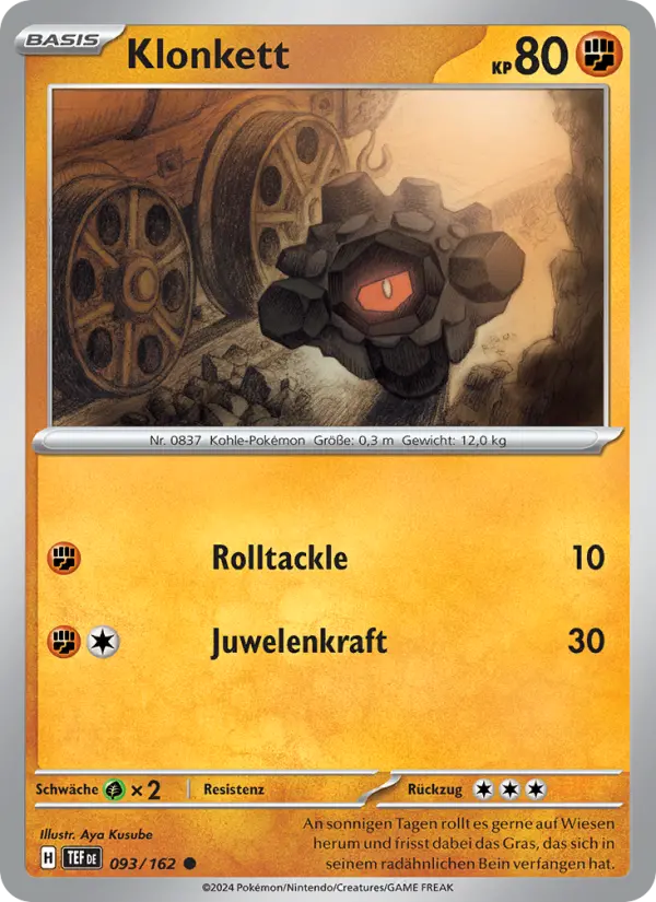Klonkett #093 — Gewalten der Zeit (Reverse Holo)