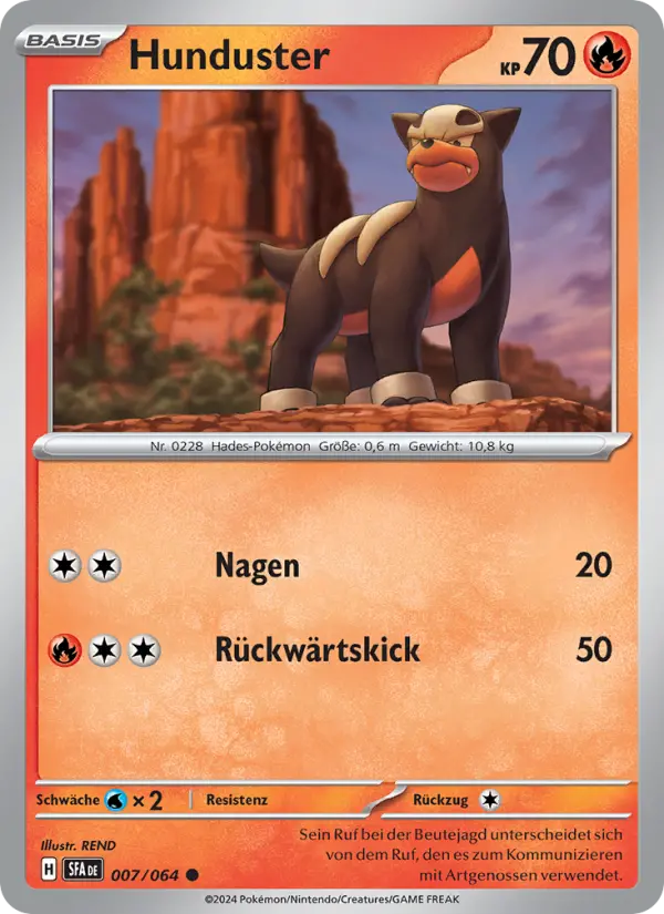Hunduster #007 — Nebel der Sagen (Reverse Holo)