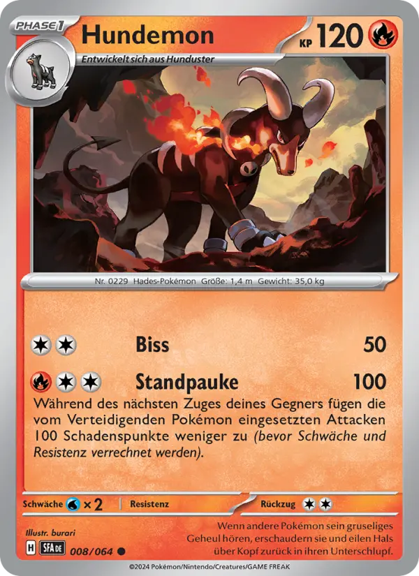 Hundemon #008 — Nebel der Sagen (Reverse Holo)