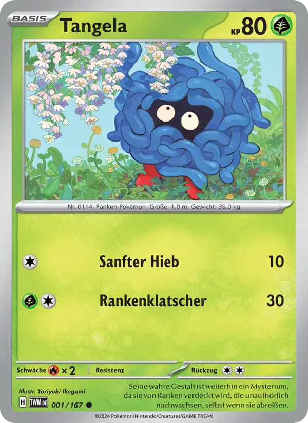 Tangela #001 — Maskerade im Zwielicht (Reverse Holo)