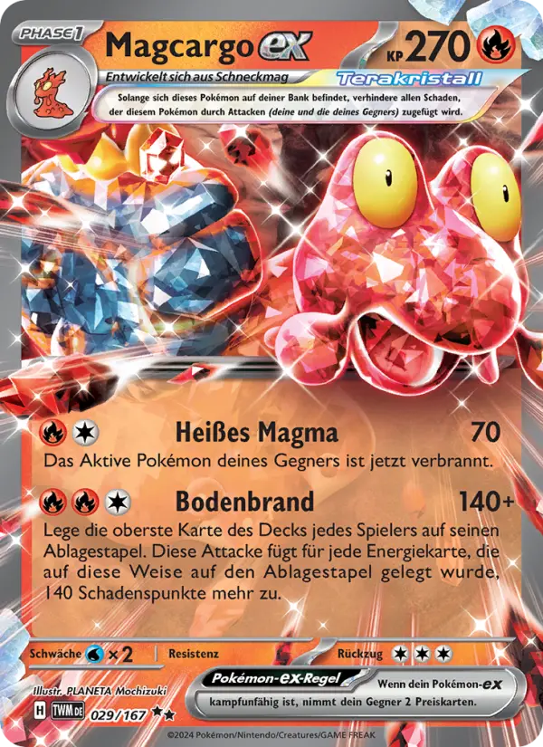 Magcargo ex #029