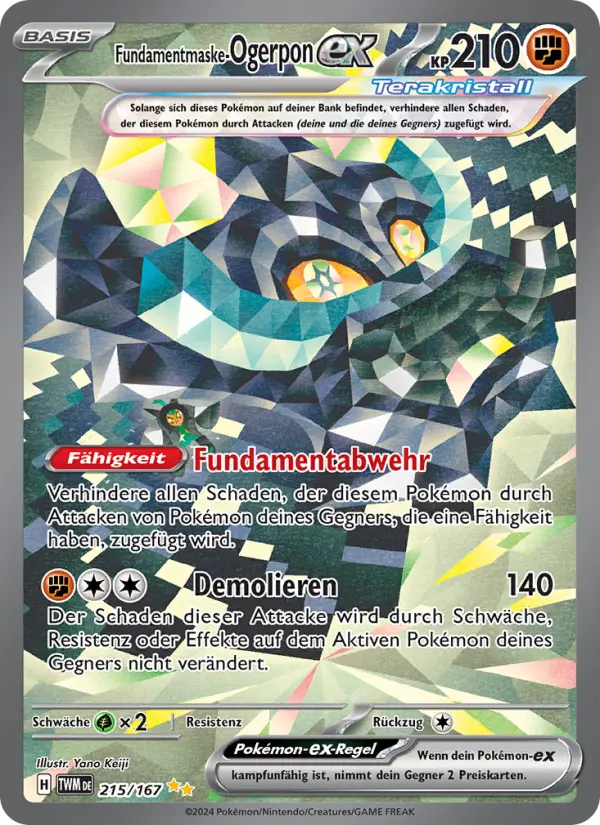 Fundamentmaske-Ogerpon ex #215