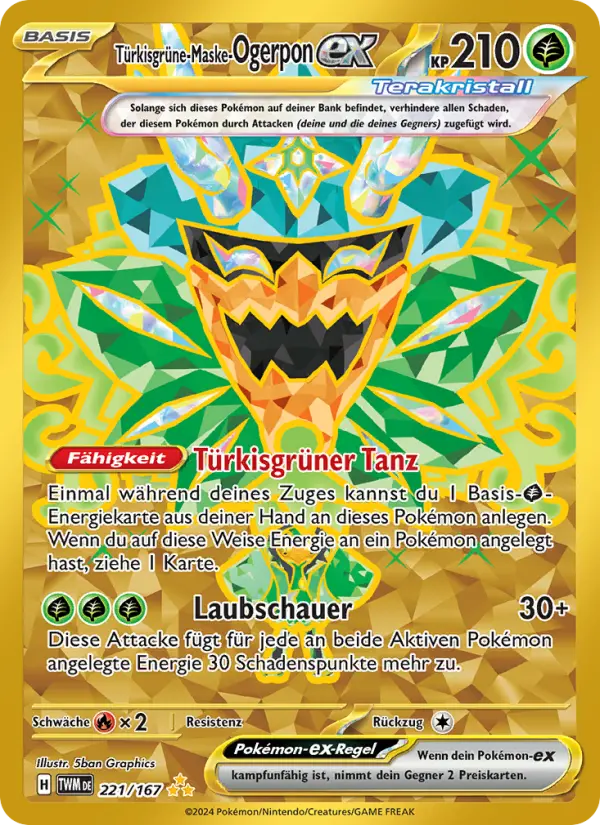 Teal Mask Ogerpon ex #221