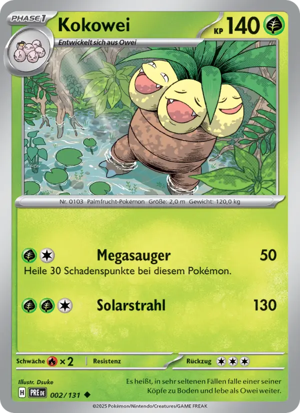 Kokowei #002 — Prismatische Entwicklungen