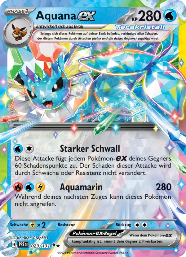 Vaporeon ex #023