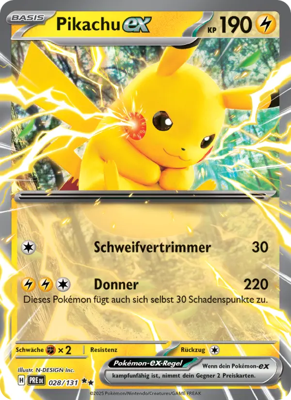 Pikachu ex #028