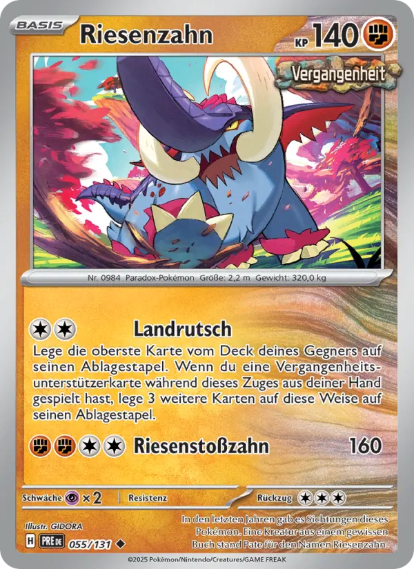 Riesenzahn #055 — Prismatische Entwicklungen