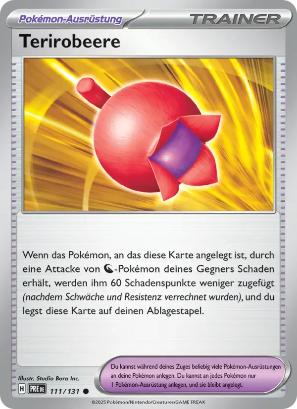 Terirobeere #111 — Prismatische Entwicklungen