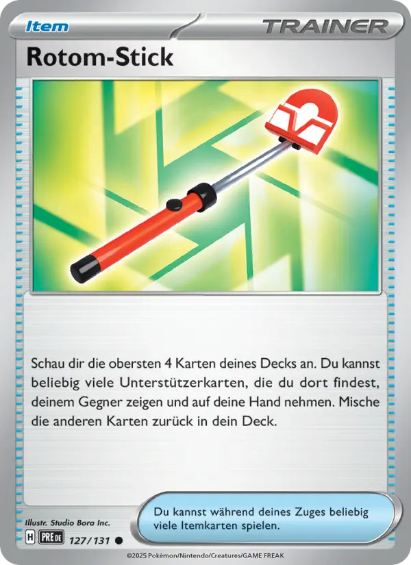 Rotom-Stick #127 — Prismatische Entwicklungen